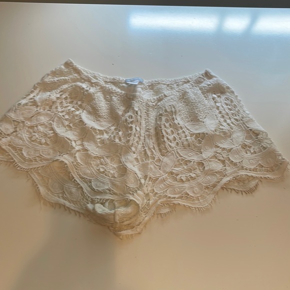 Eberjey lace white shorts small - Picture 1 of 5